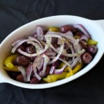 Kalamata olijven en groene pepers