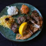 Gegrilde lamsracks. Halal